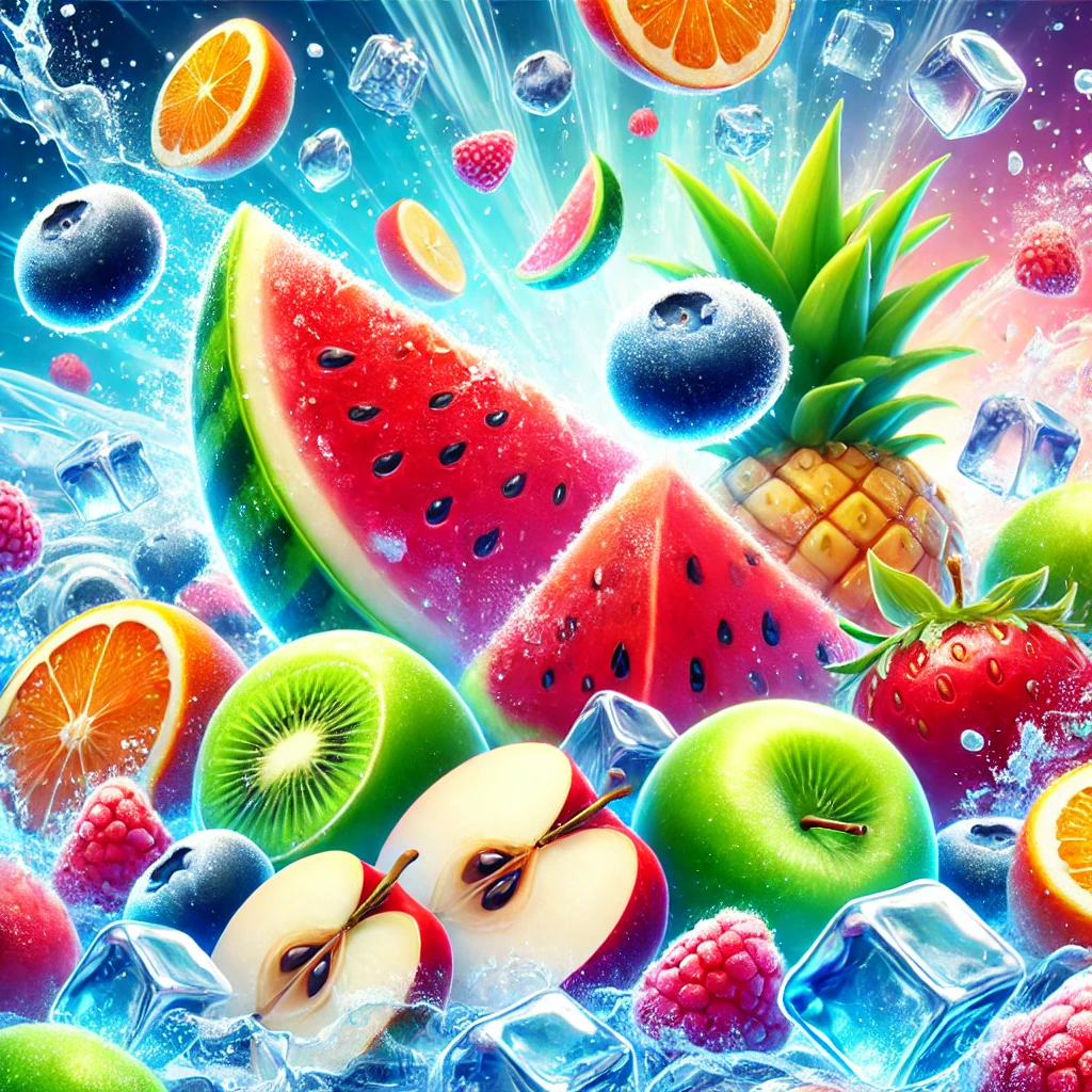 Fruits On Ice: Refreshing Delight